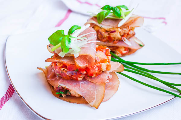 Panzanella sandwiches